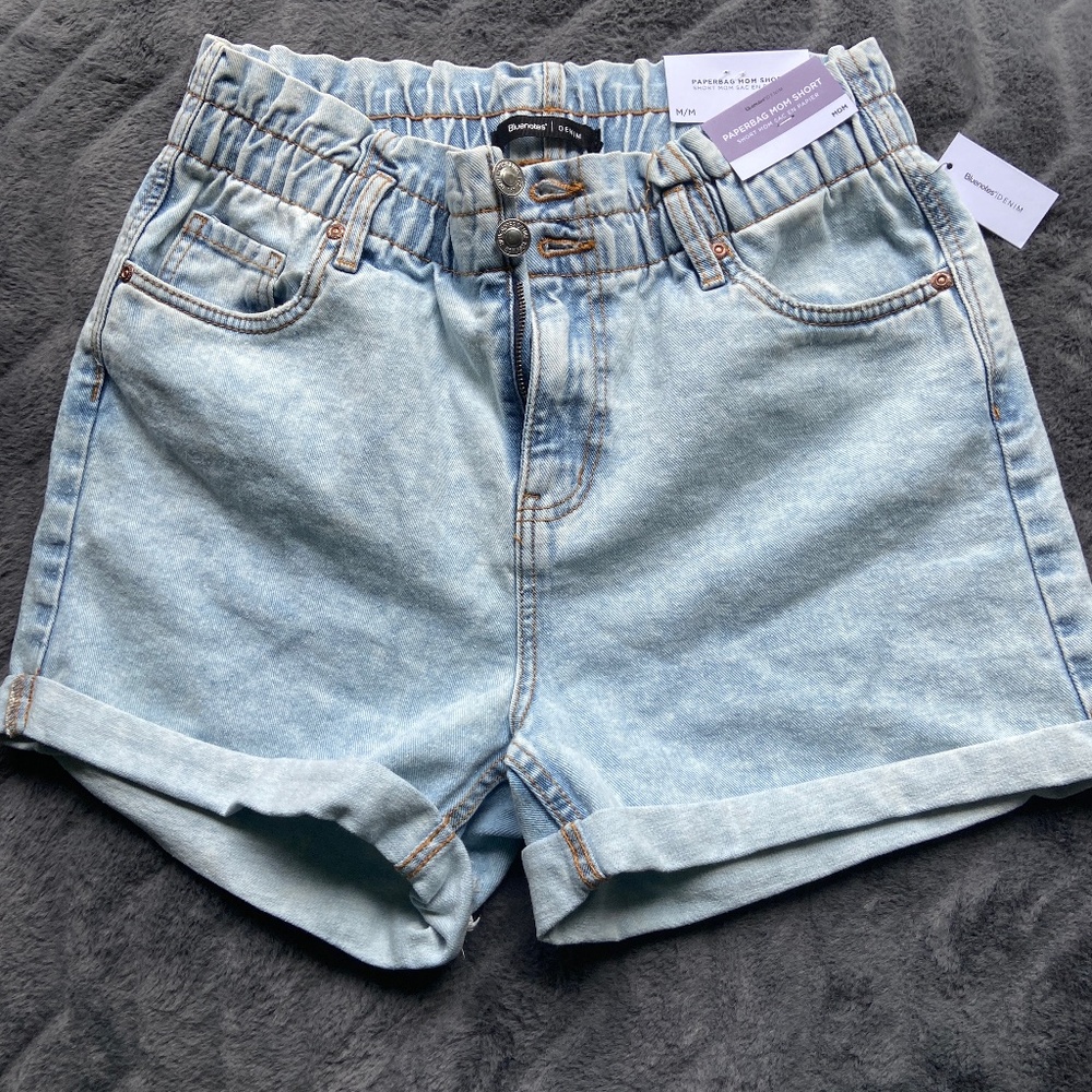 Paper Bag Mom Shorts